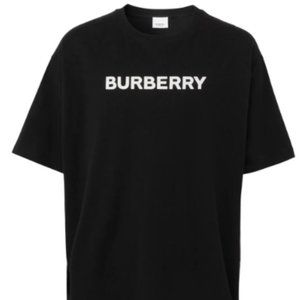NEW Burberry Oversized Logo Print Cotton T-Shirt